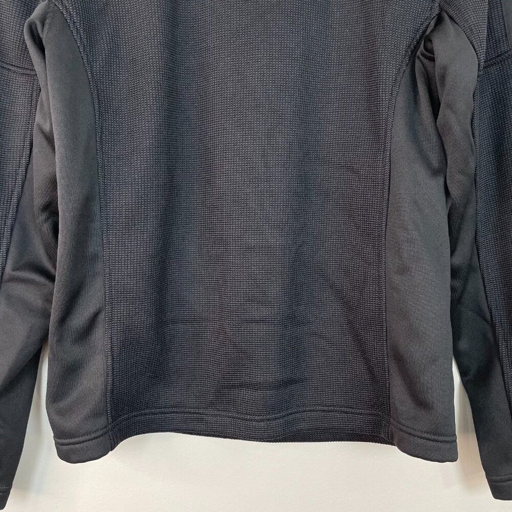 Spyder Sweater Small Ourbound 1/4-Zip Pullover Black Long Sleeve Men's - Picture 6 of 12
